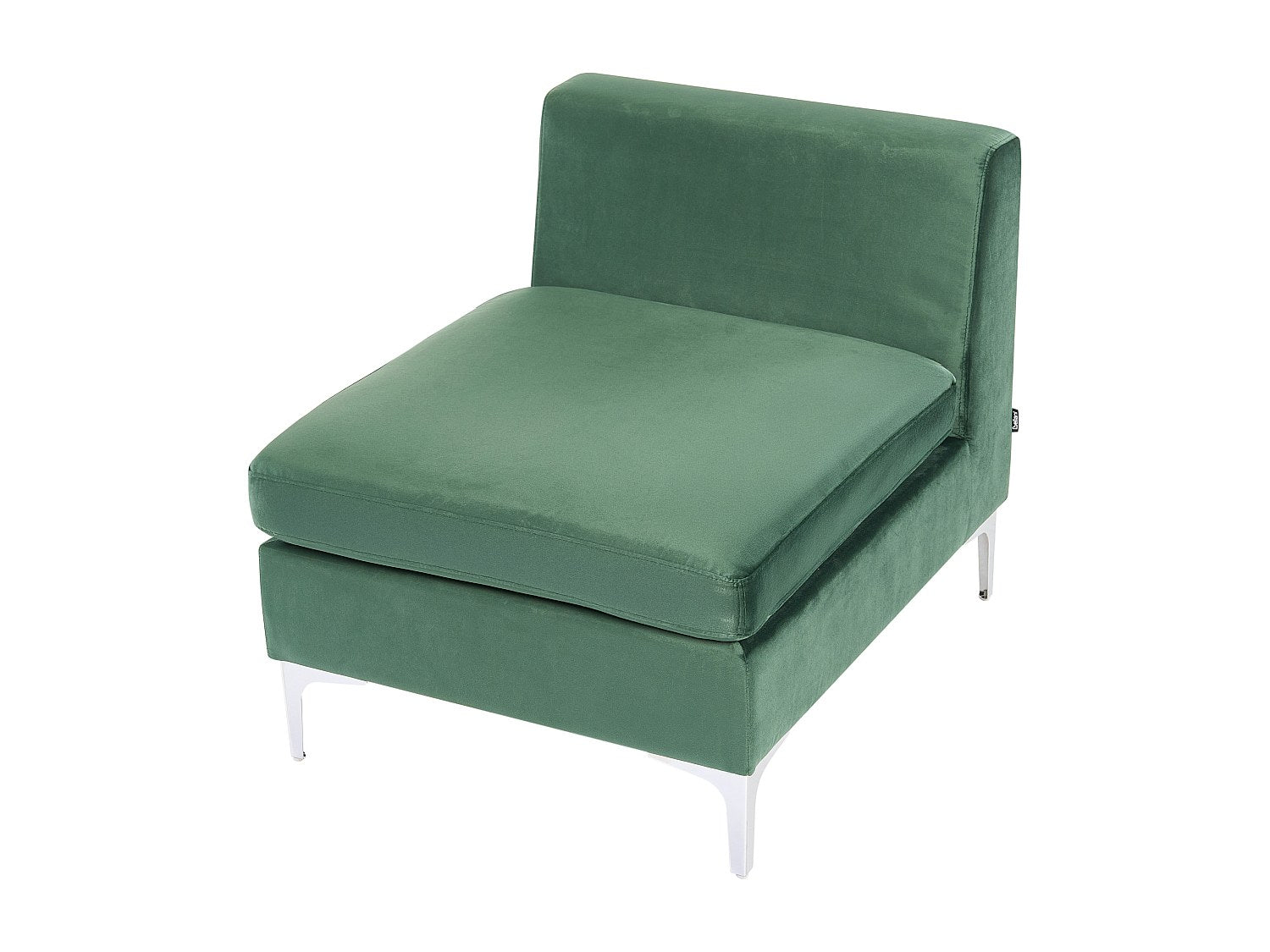 Canapé modulable 3 places vert velours