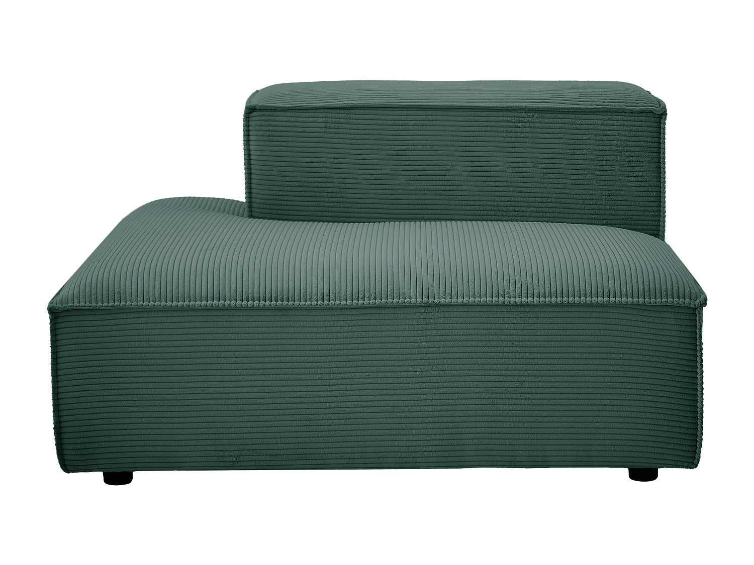 Canapé modulable vert velours
