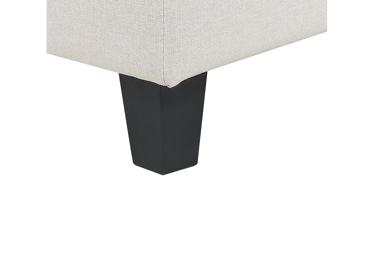 Angle pour canapé modulable 5 places beige tissu