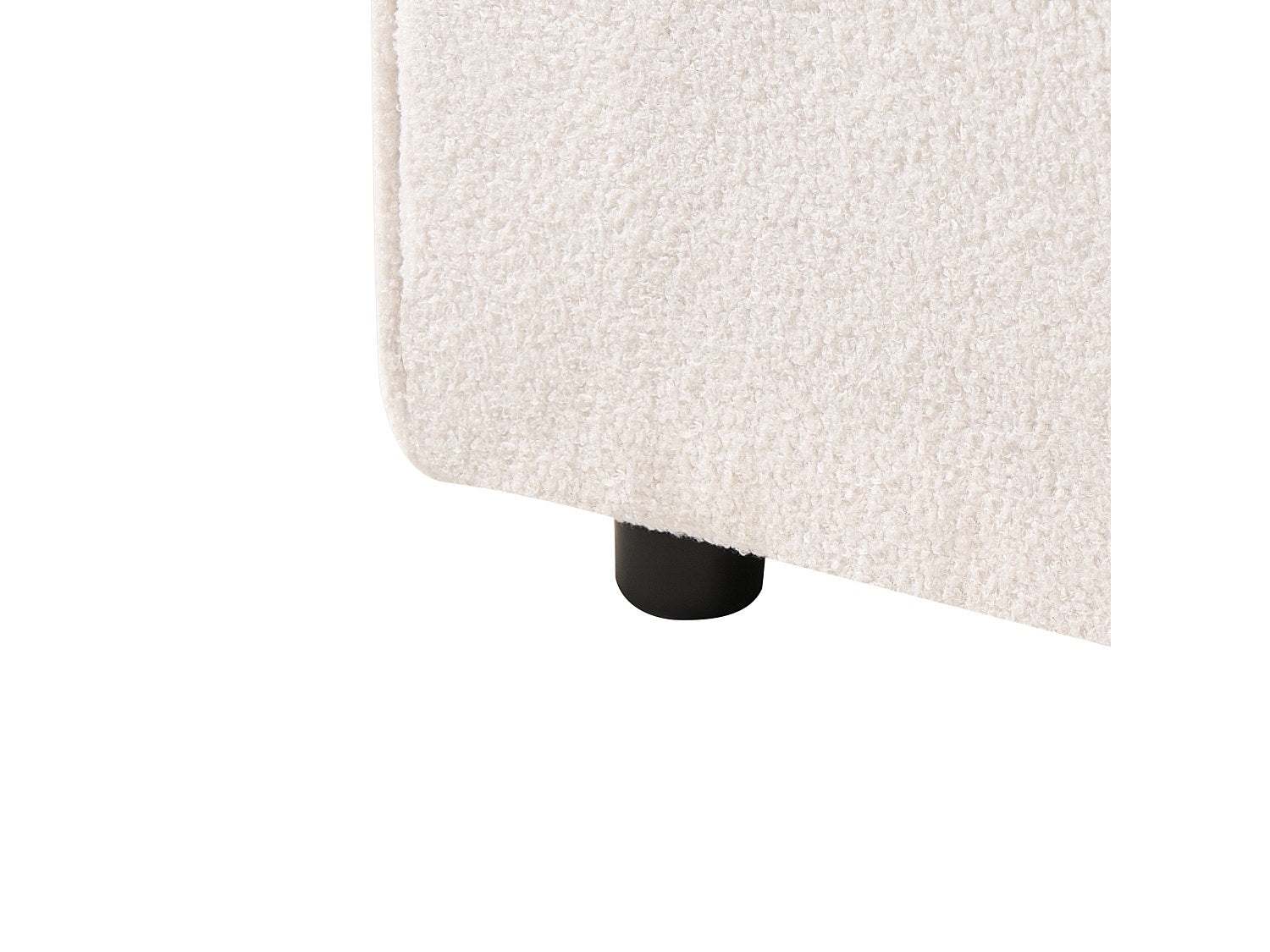 Canapé modulable blanc tissu