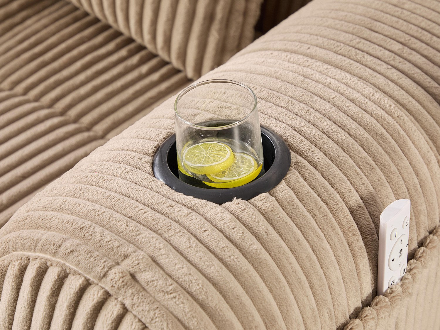Méridienne pour canapé modulable 2 places vert velours