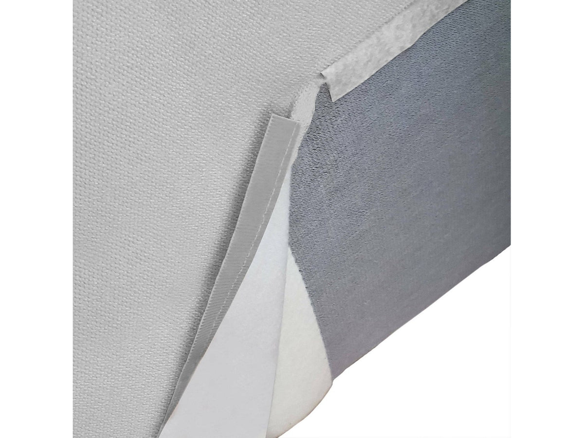 Canapé modulable 4 places gris tissu