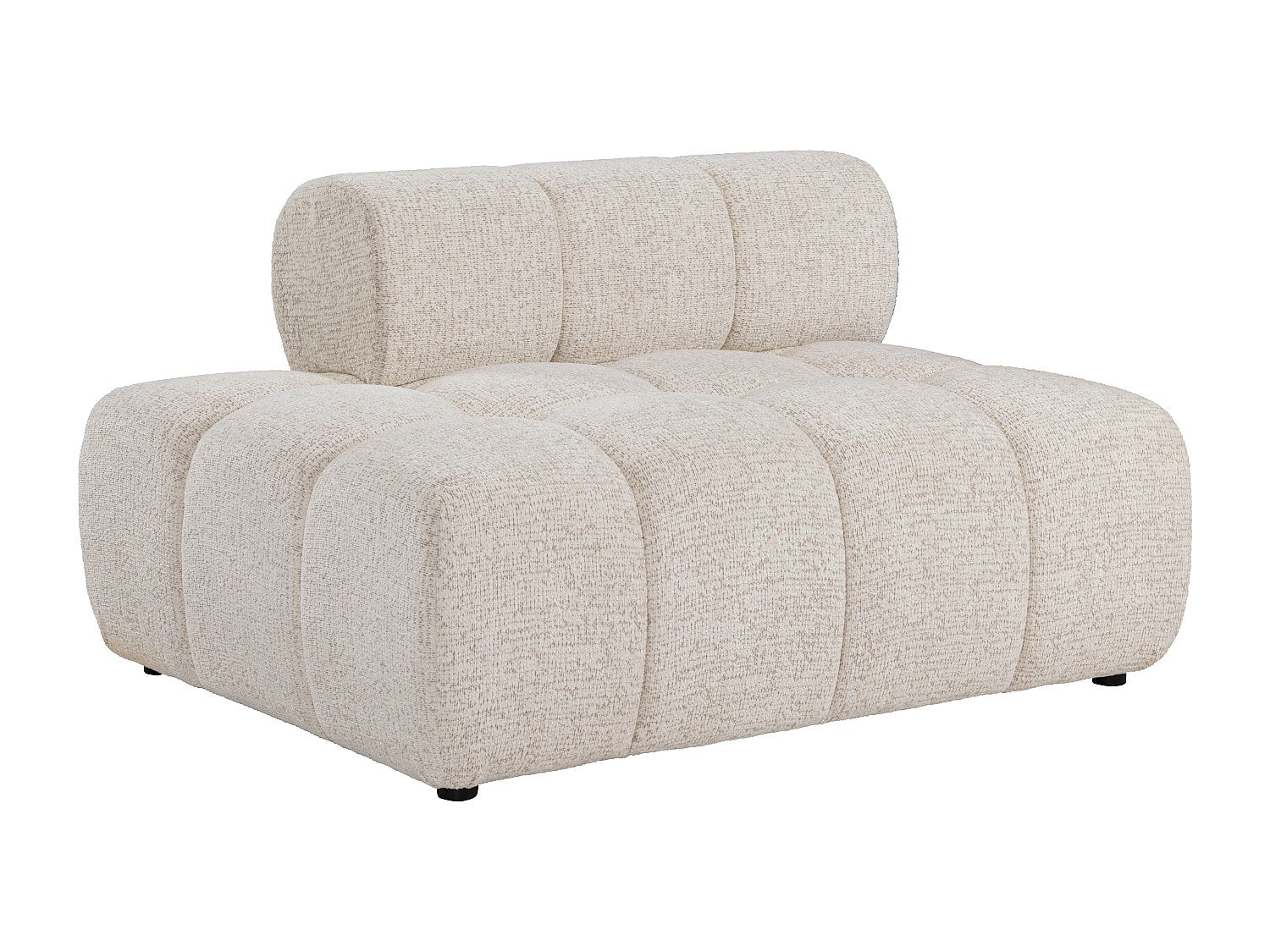 Canapé modulable beige tissu
