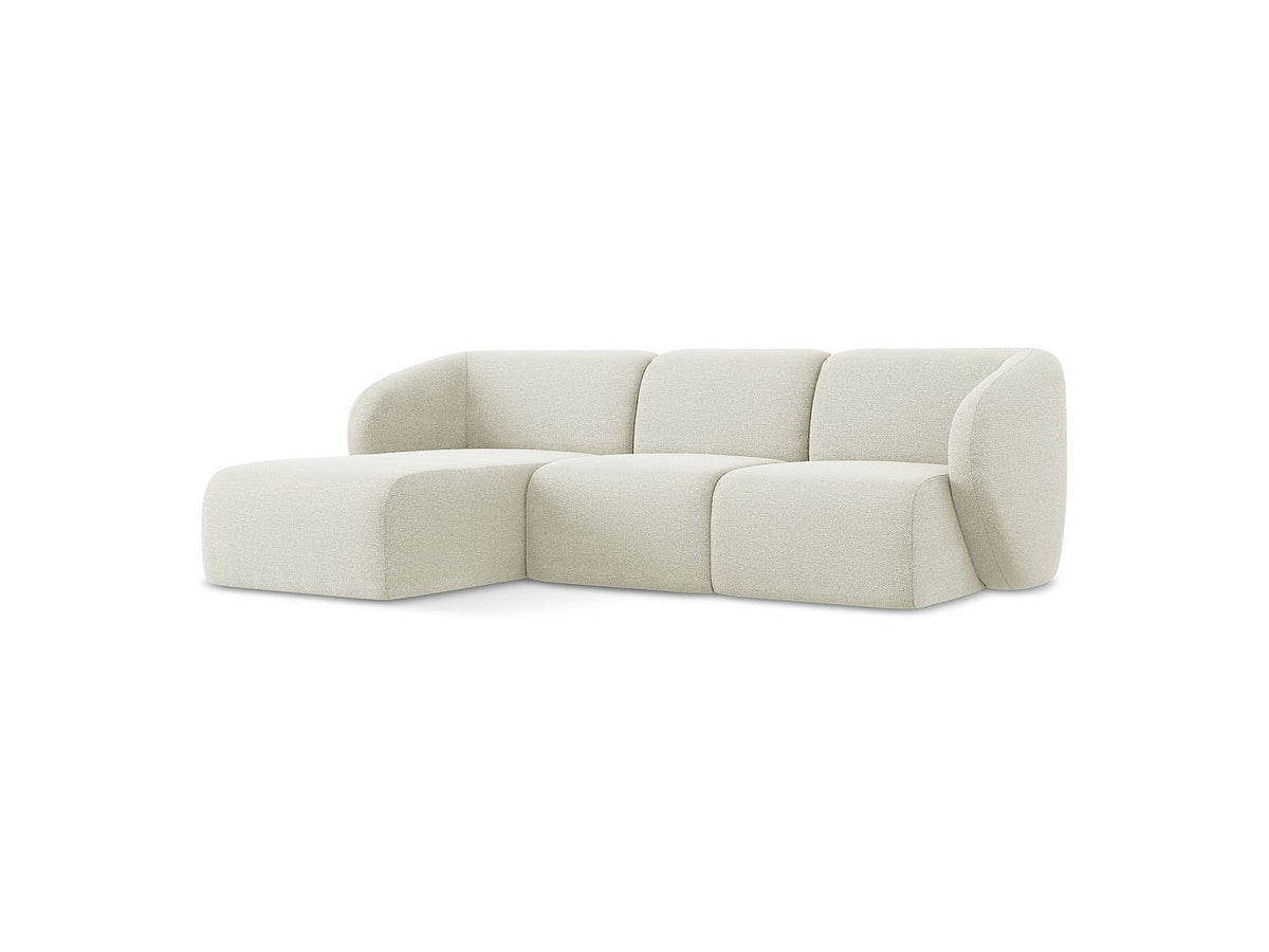 Canapé modulable 3 places beige tissu