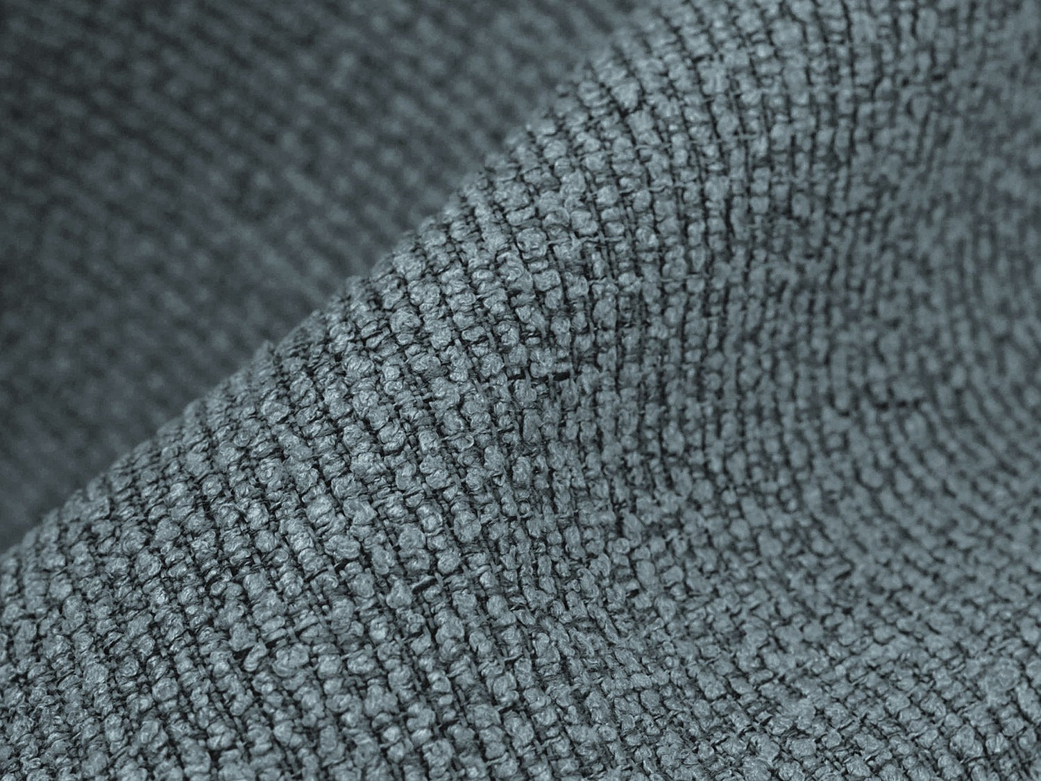 Canapé modulable 2 places bleu tissu
