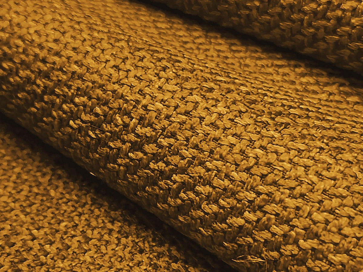 Canapé modulable 3 places jaune tissu