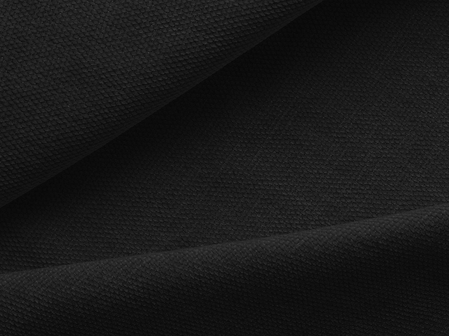 Canapé modulable 4 places noir tissu
