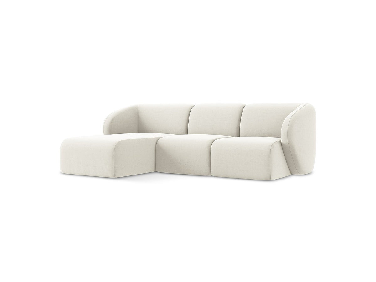 Canapé modulable 3 places gris tissu