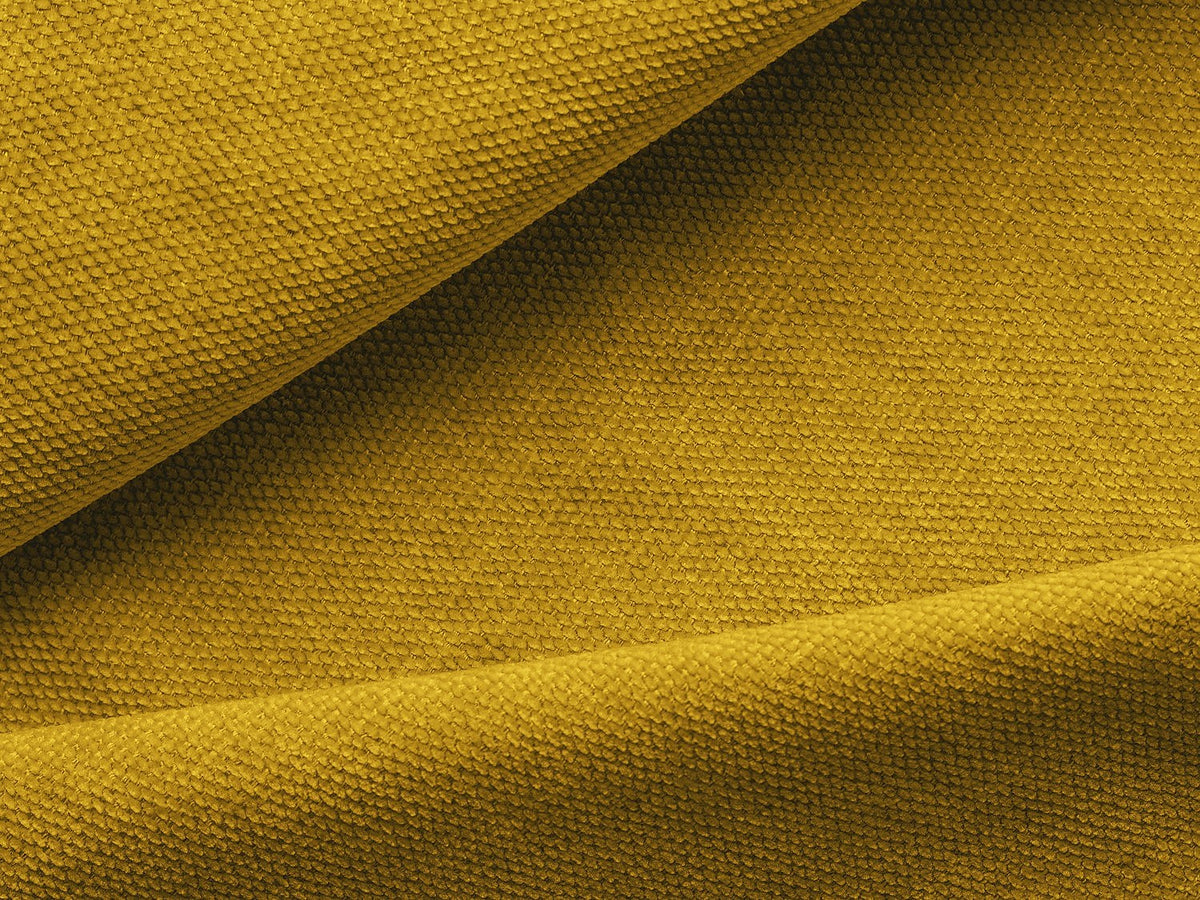 Canapé modulable 3 places jaune tissu