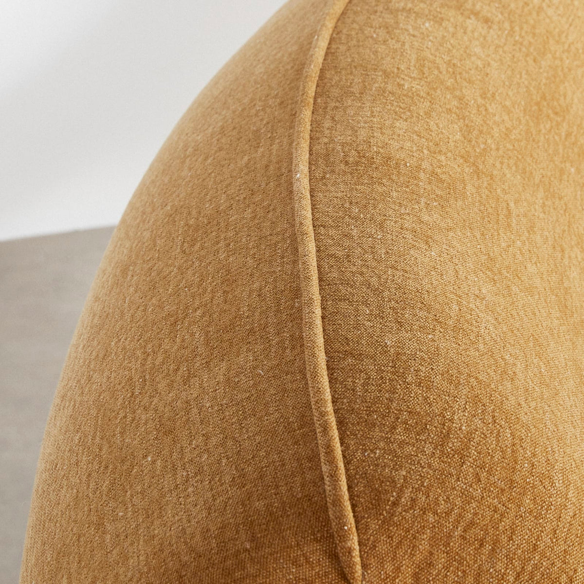 Angle Modulable en Tissu Effet Lin Ocre ocre - vue 5