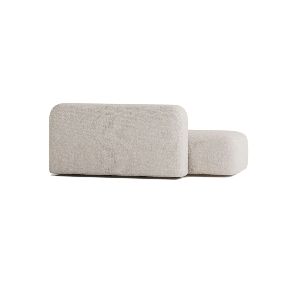 Canapé 3 Places en Tissu Beige beige - vue 3