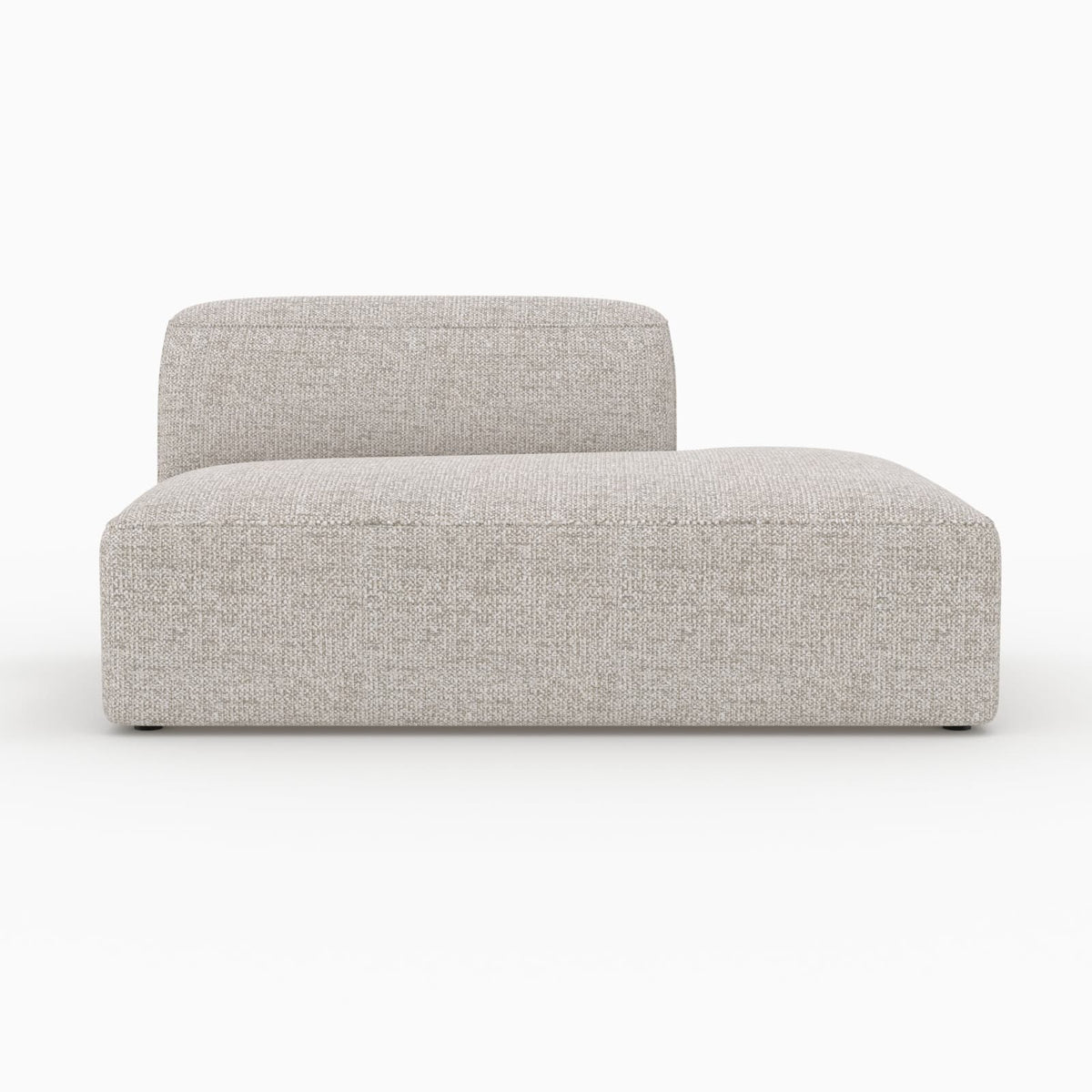 Canapé d'Angle Gauche Modulable en Tissu Beige beige - vue 2