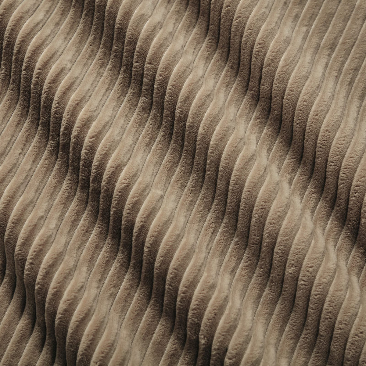 Canapé d'Angle Modulable en Velours Côtelé Marron marron - vue 5
