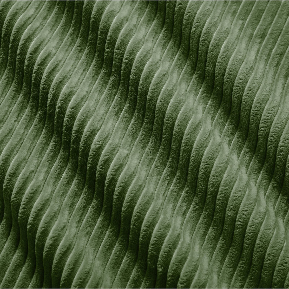 Canapé d'Angle Modulable en Velours Côtelé Vert vert - vue 6