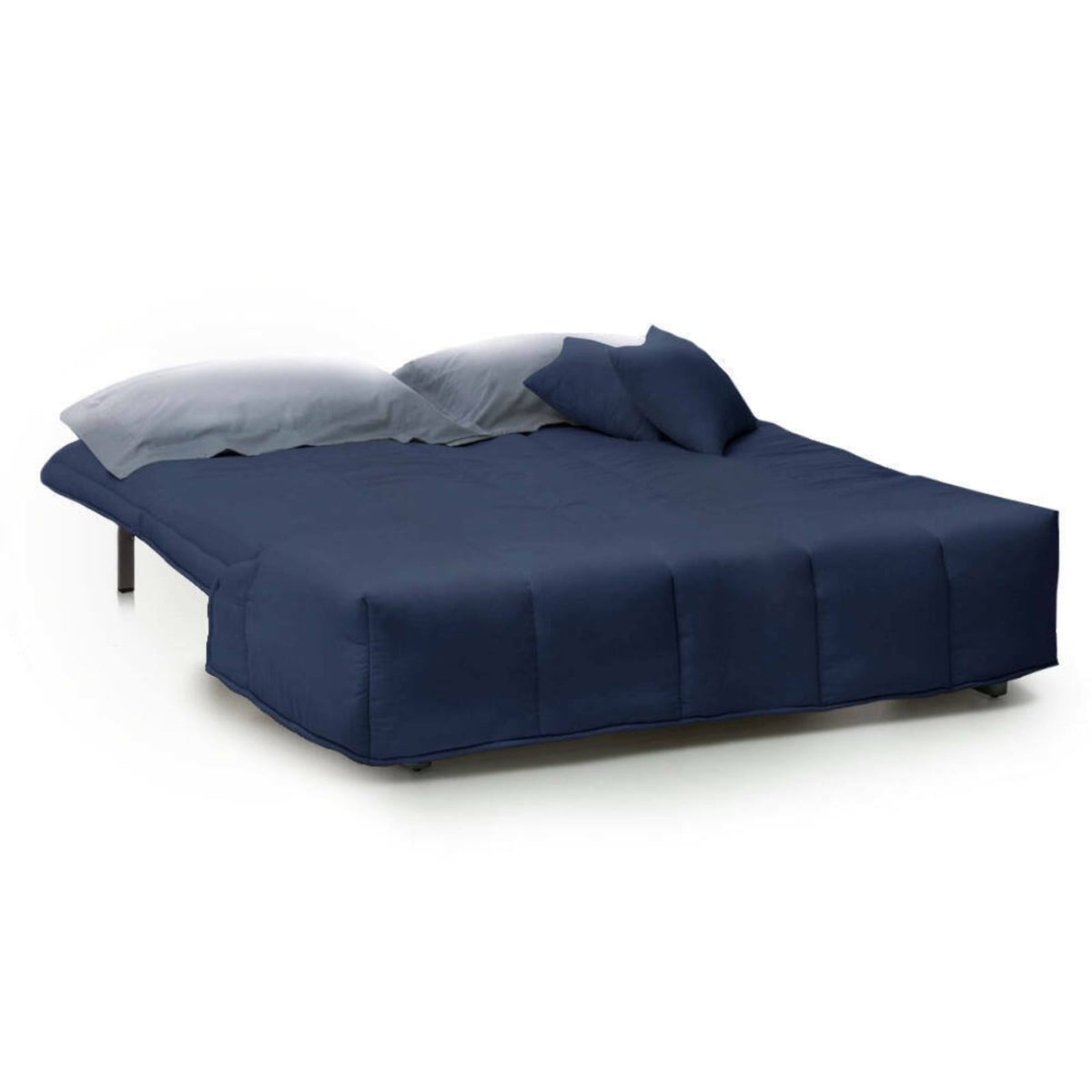 Canapé Lit 2 Places en Tissu Bleu Bleu - vue 6
