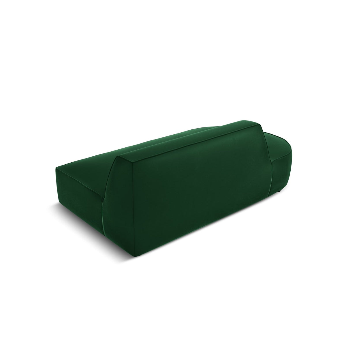 Canapé Modulable Gauche en Velours Vert Vert - vue 4