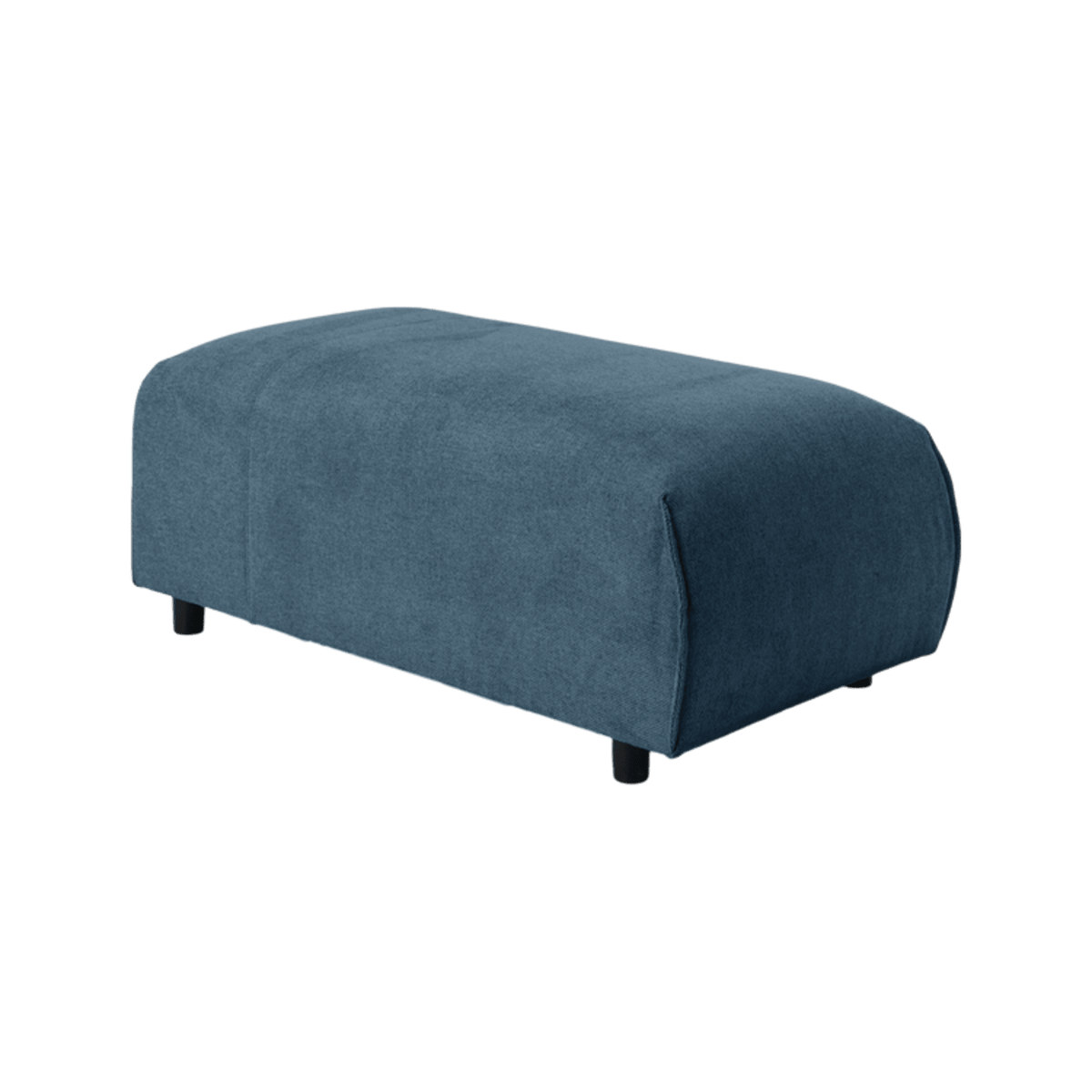 Canapé Panoramique Modulable en Tissu Bleu avec Méridienne Droite bleu - vue 5