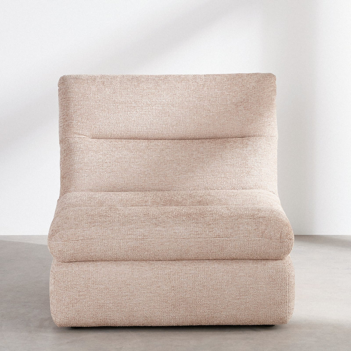 Chauffeuse 1 Place Modulable en Tissu Tramé Toffee toffee - vue 2