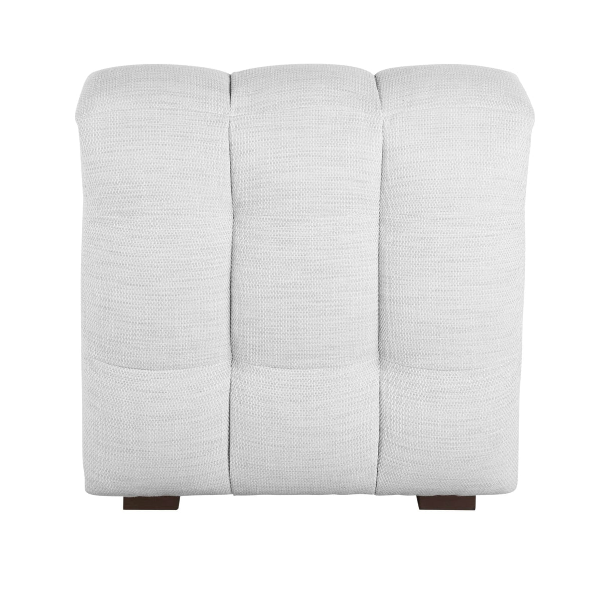 Chauffeuse Nuage Modulable en Tissu Tramé Gris Clair gris clair - vue 4