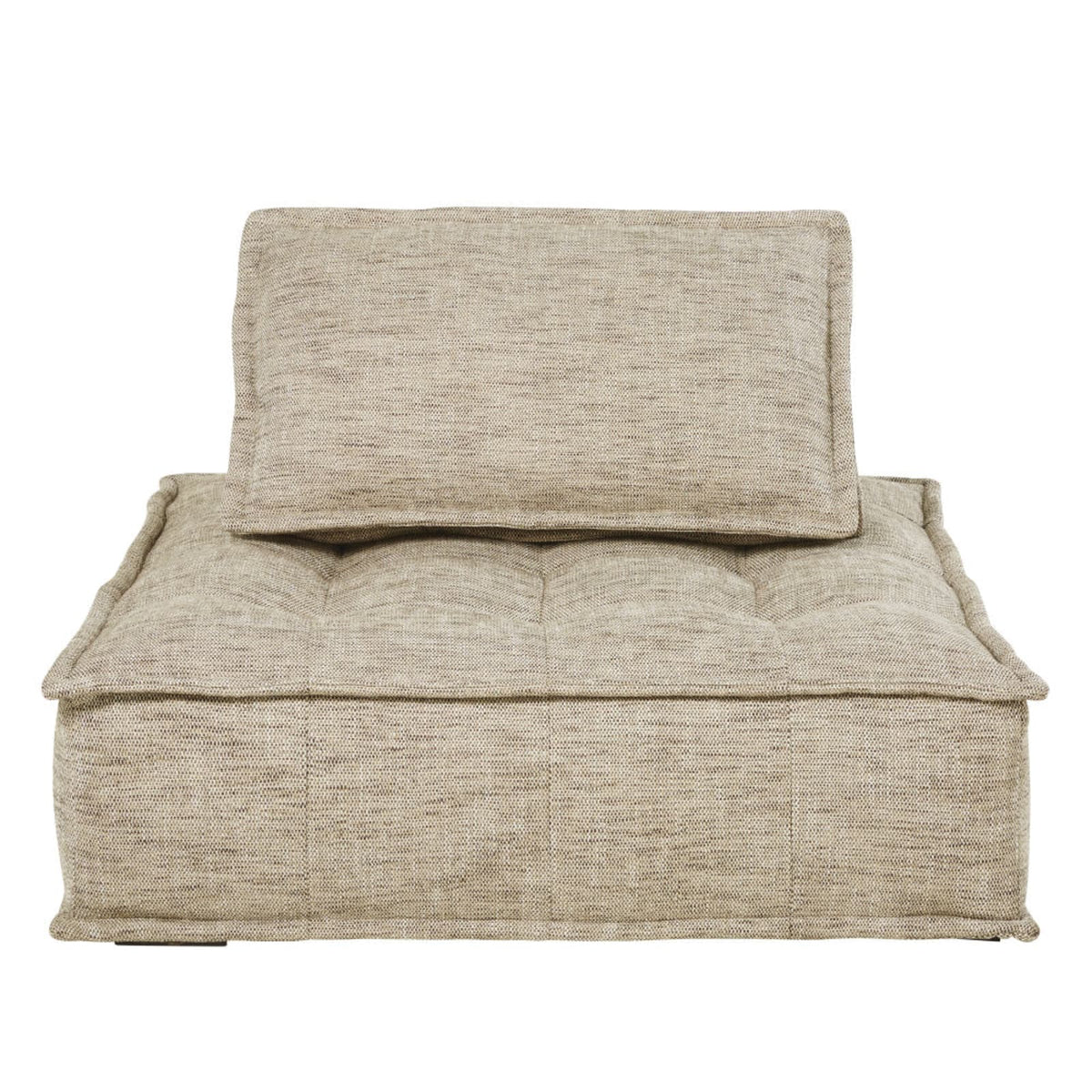 Chauffeuse Modulable en Tissu Taupe taupe - vue 1
