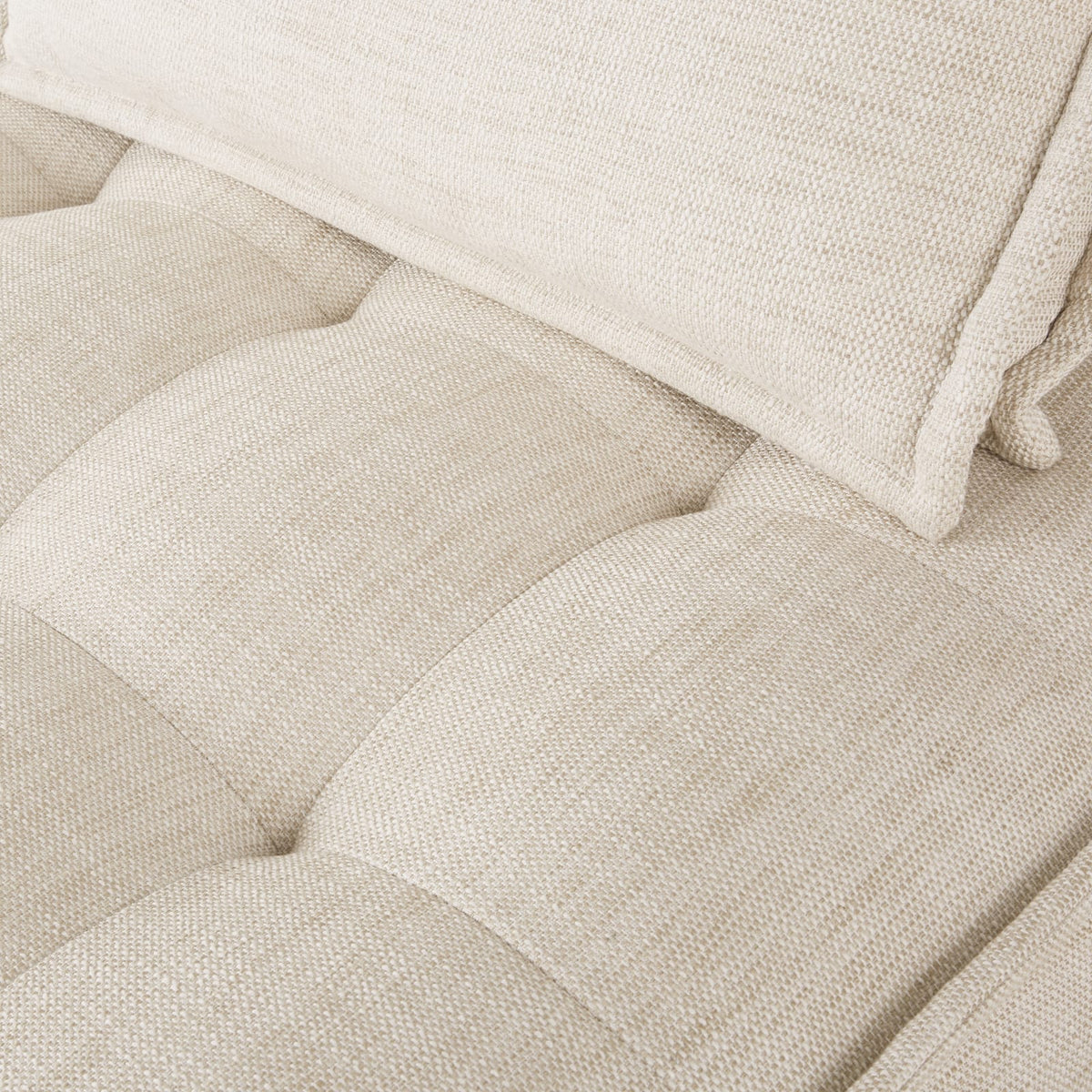 Méridienne Modulable en Tissu Beige Sable beige sable - vue 5