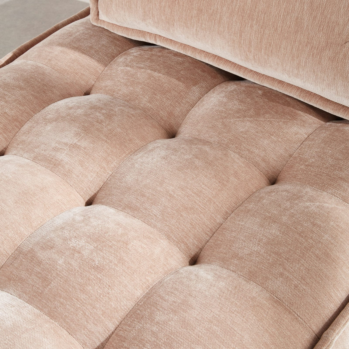 Méridienne Modulable Effet Velours Beige Latte beige latte - vue 5