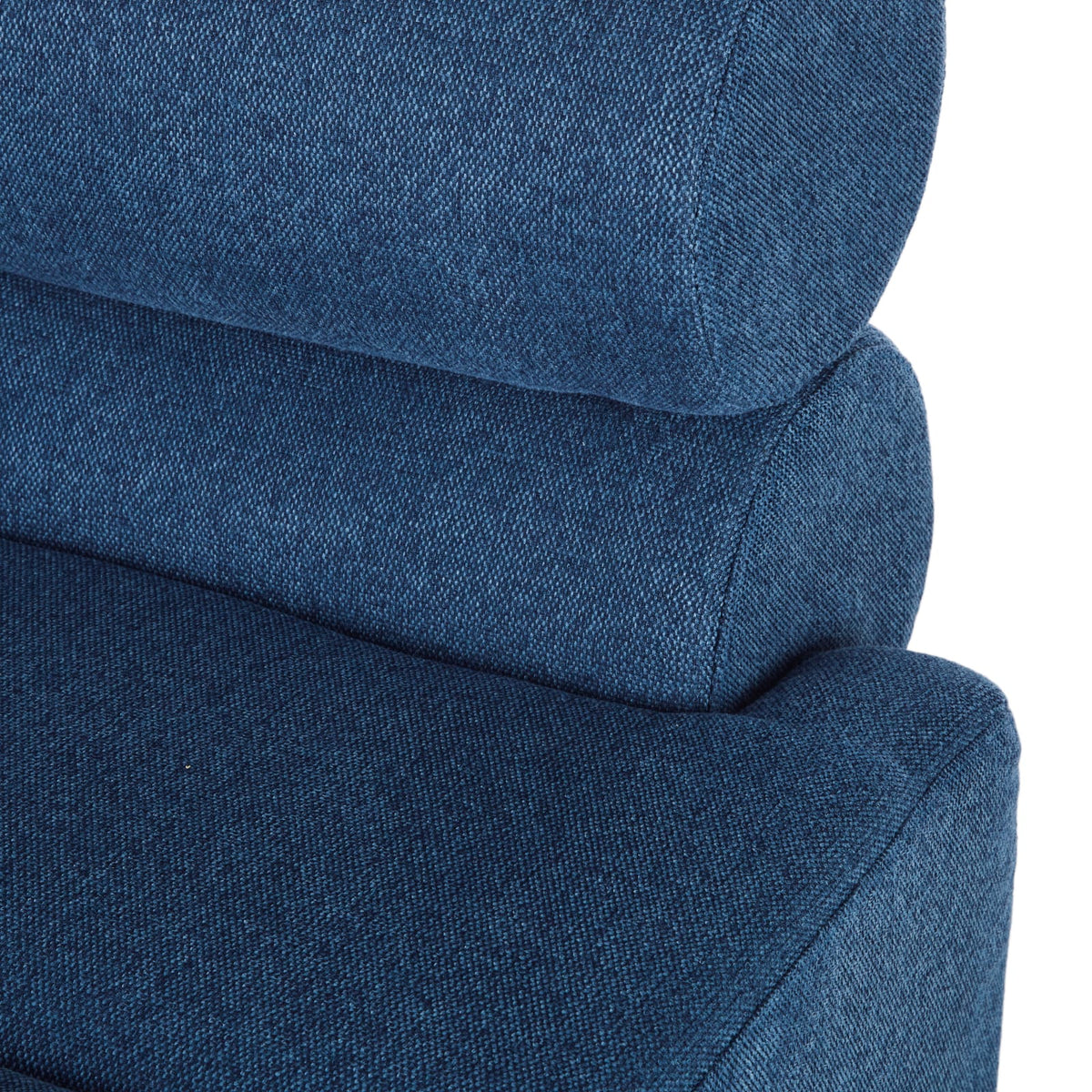 Méridienne Modulable en Tissu Recyclé Bleu bleu - vue 4