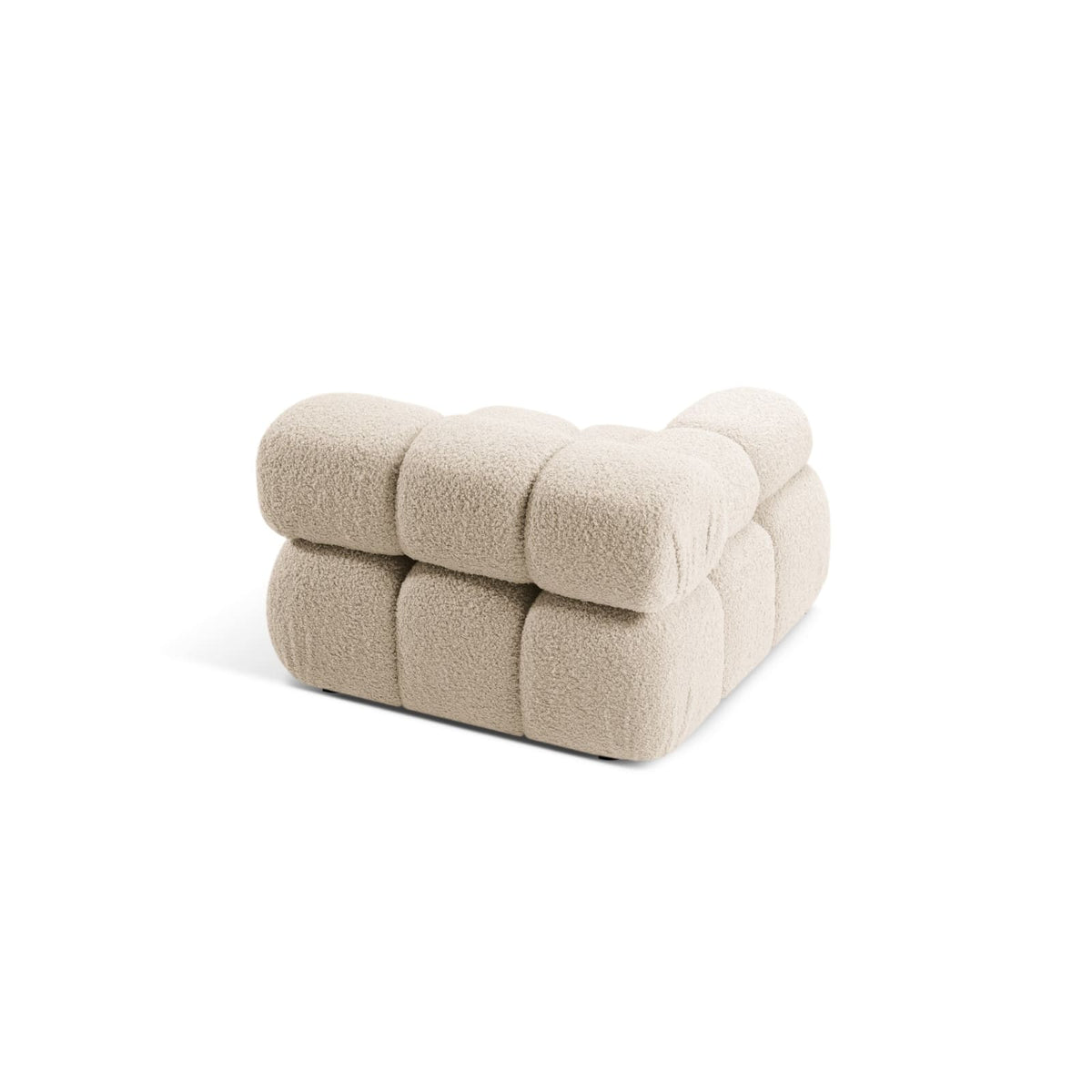Module Gauche Modulable en Bouclé Beige Clair beige clair - vue 4