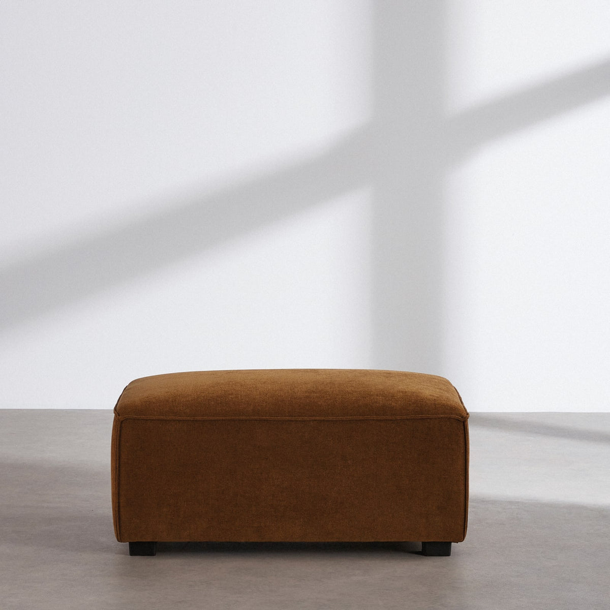 Pouf Tissu Bronze bronze - vue 1