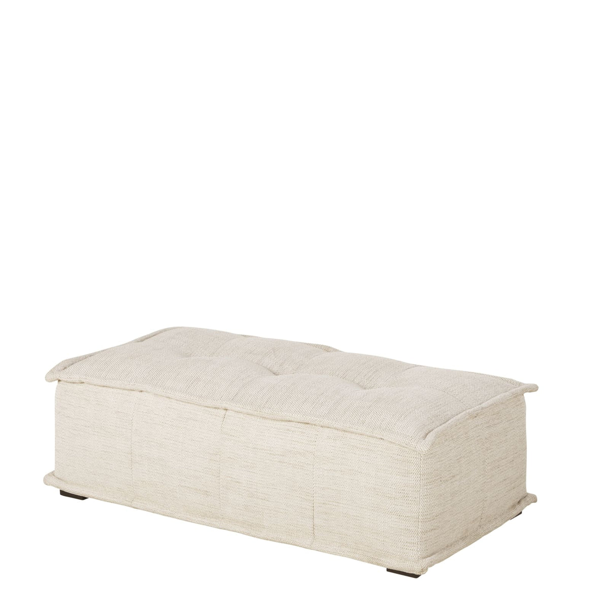 Pouf Modulable en Tissu Beige Sable beige sable - vue 2