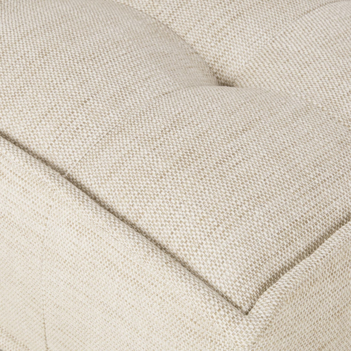 Pouf Modulable en Tissu Beige Sable beige sable - vue 3