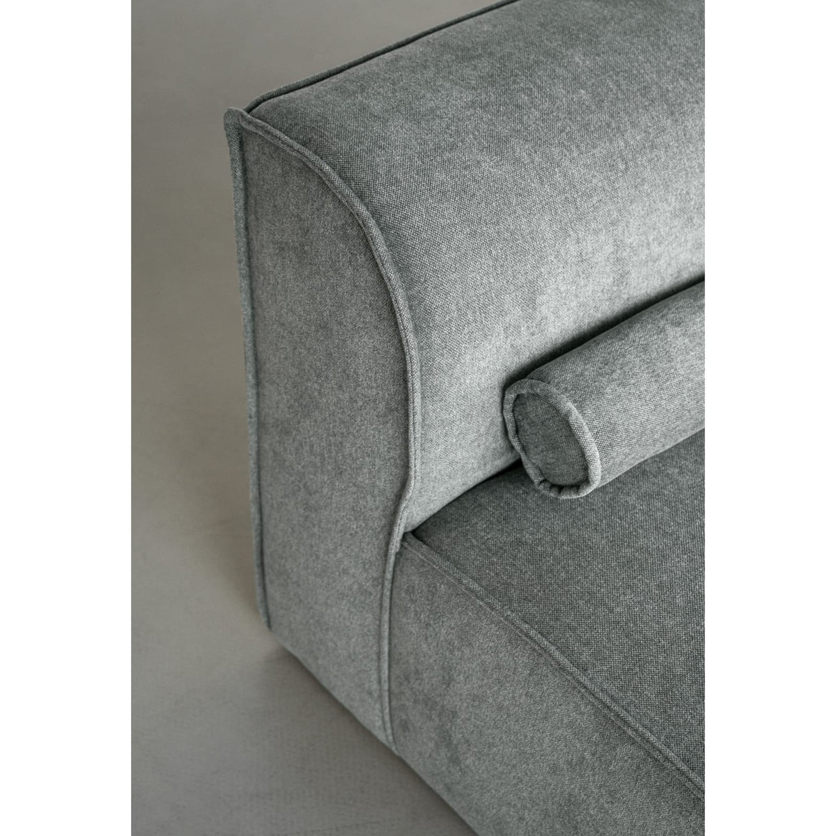 Canapé d'Angle Modulable en Chenille Vert Olive 6 Places vert olive - vue 2