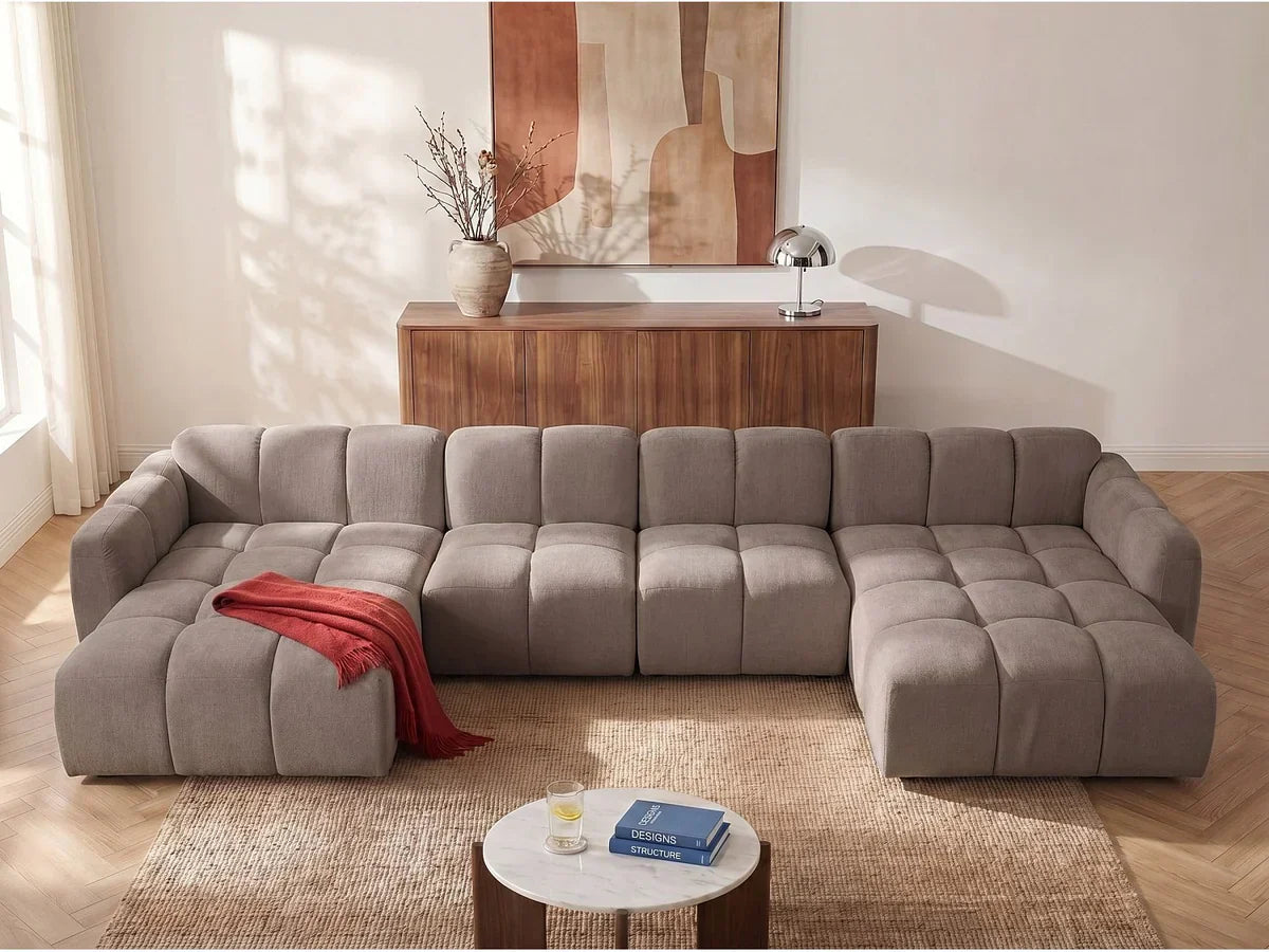 Canapé Modulable Taupe Cavalini