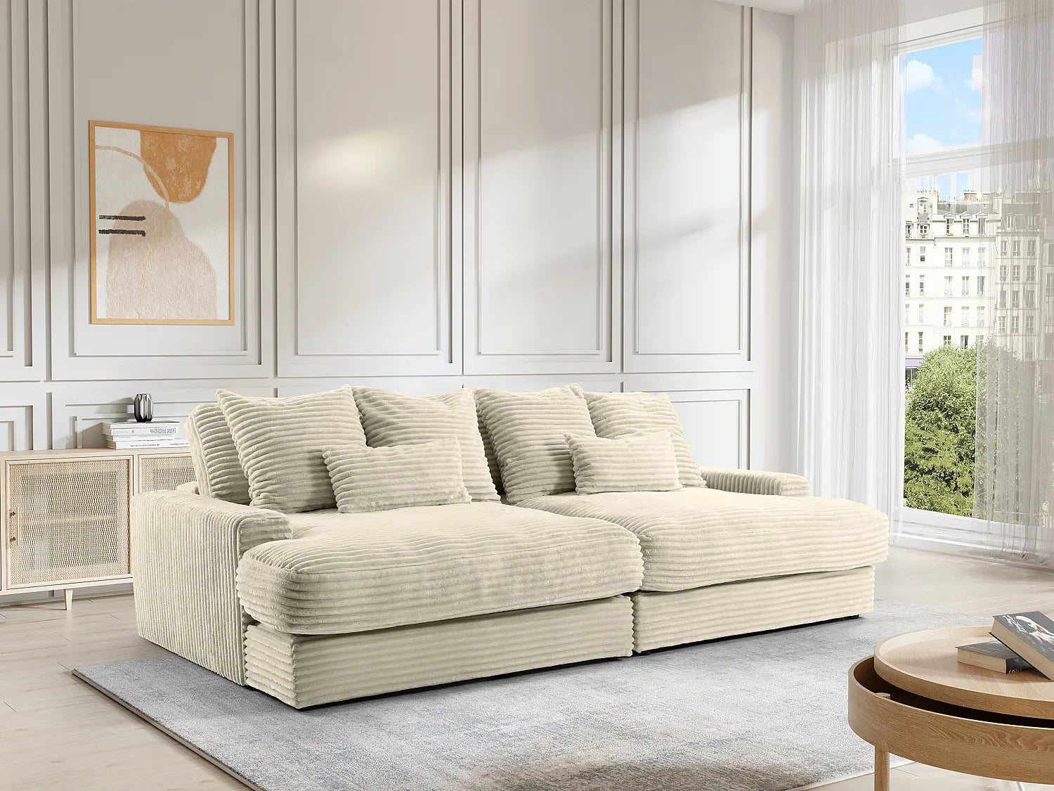 Canapé Modulable Assise Profonde