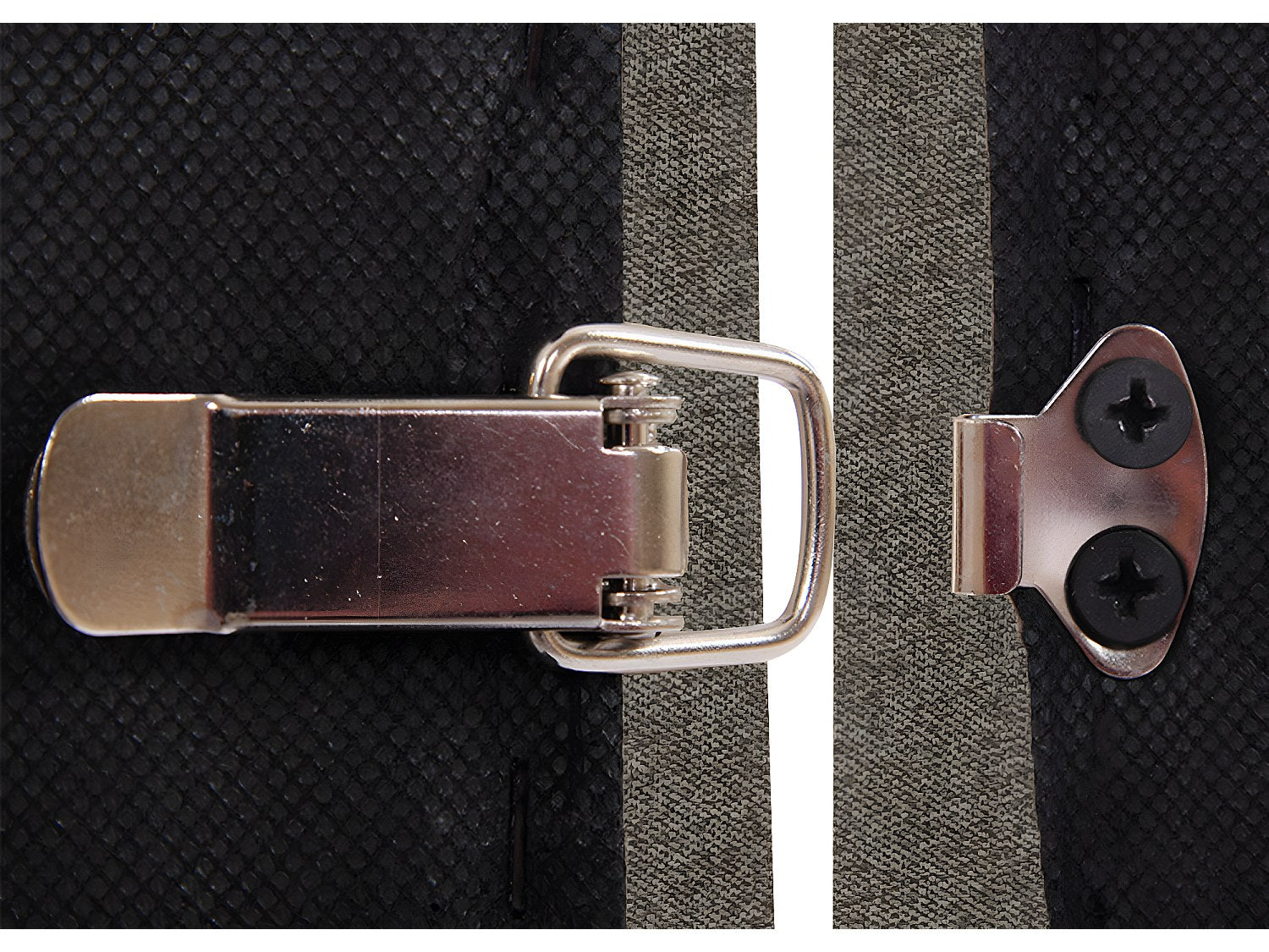 Canapé modulable 2 places marron tissu