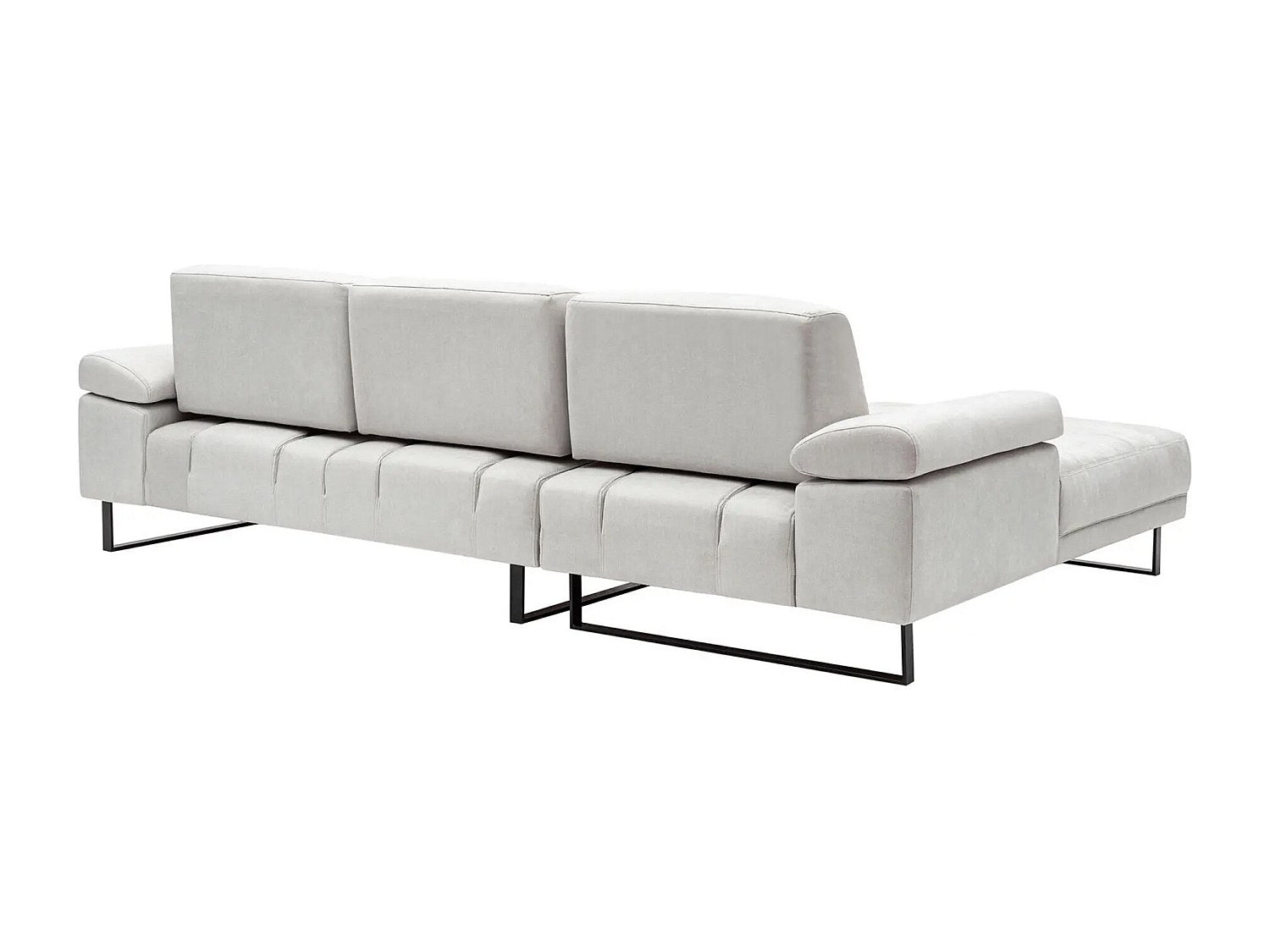 Canapé modulable beige tissu