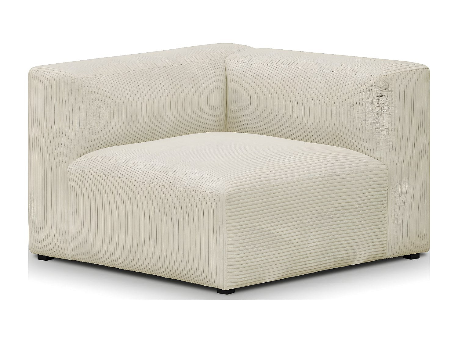 Chauffeuse modulable beige velours