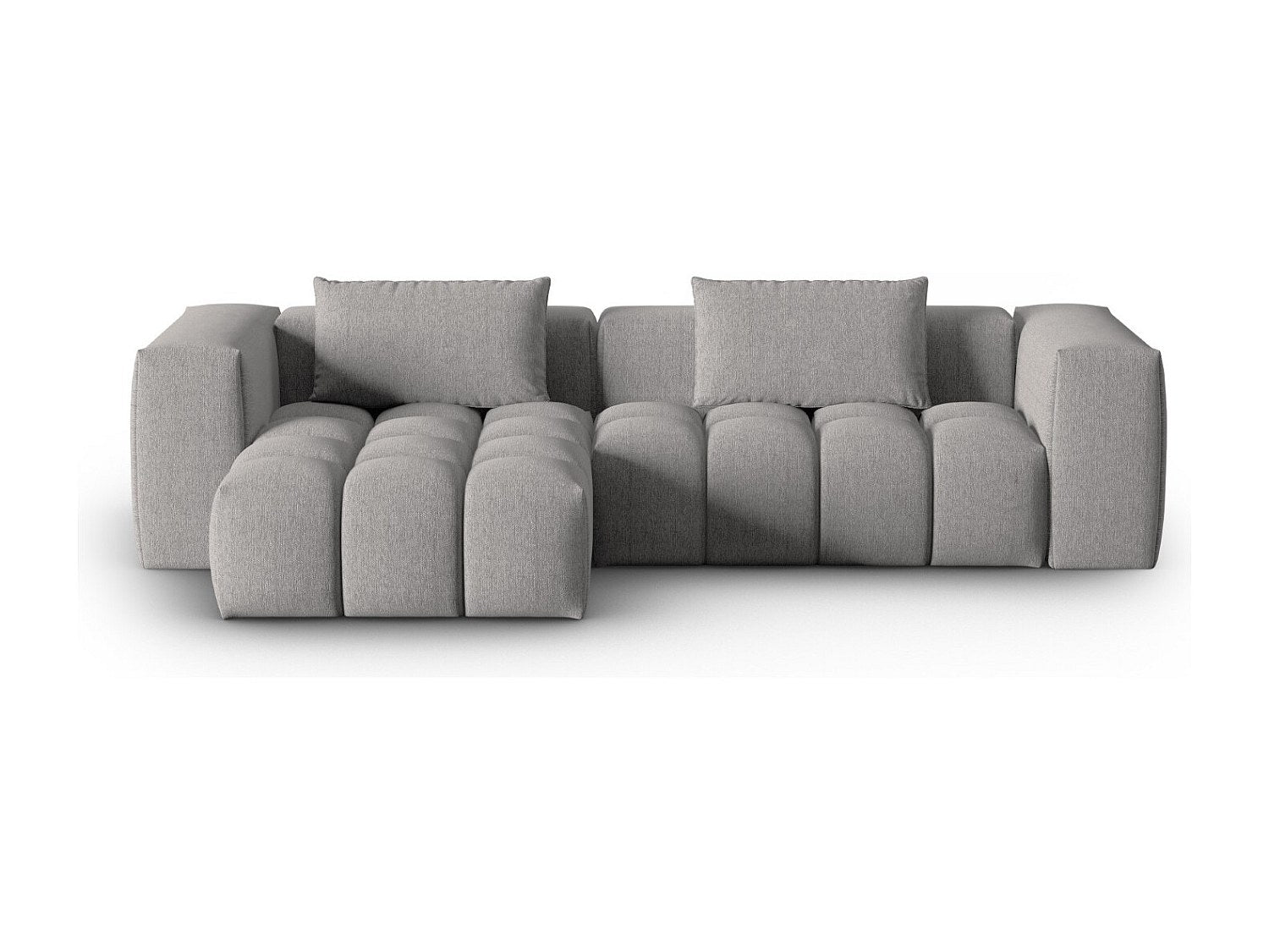 Canapé modulable 3 places beige tissu