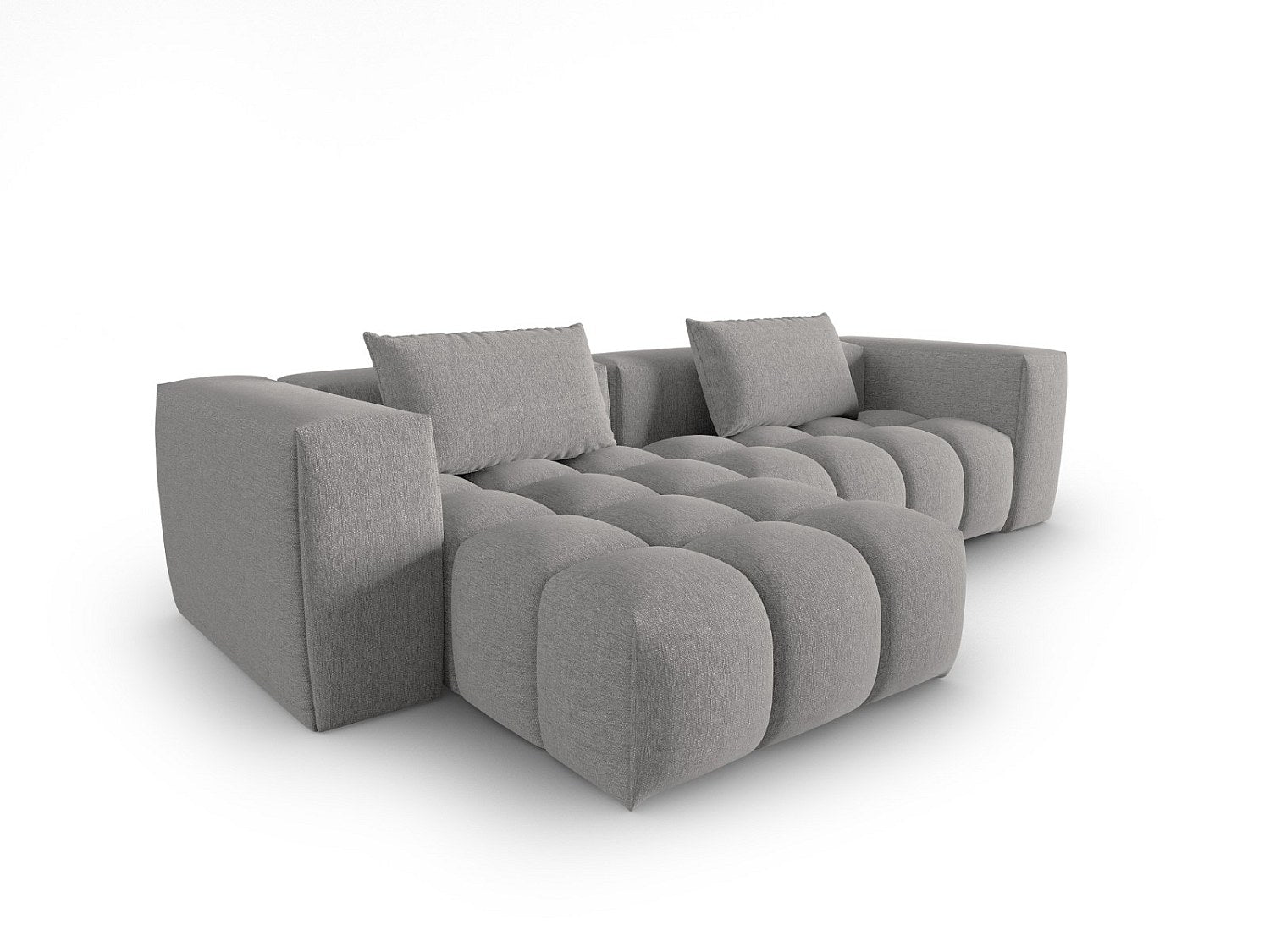 Canapé modulable 3 places beige tissu