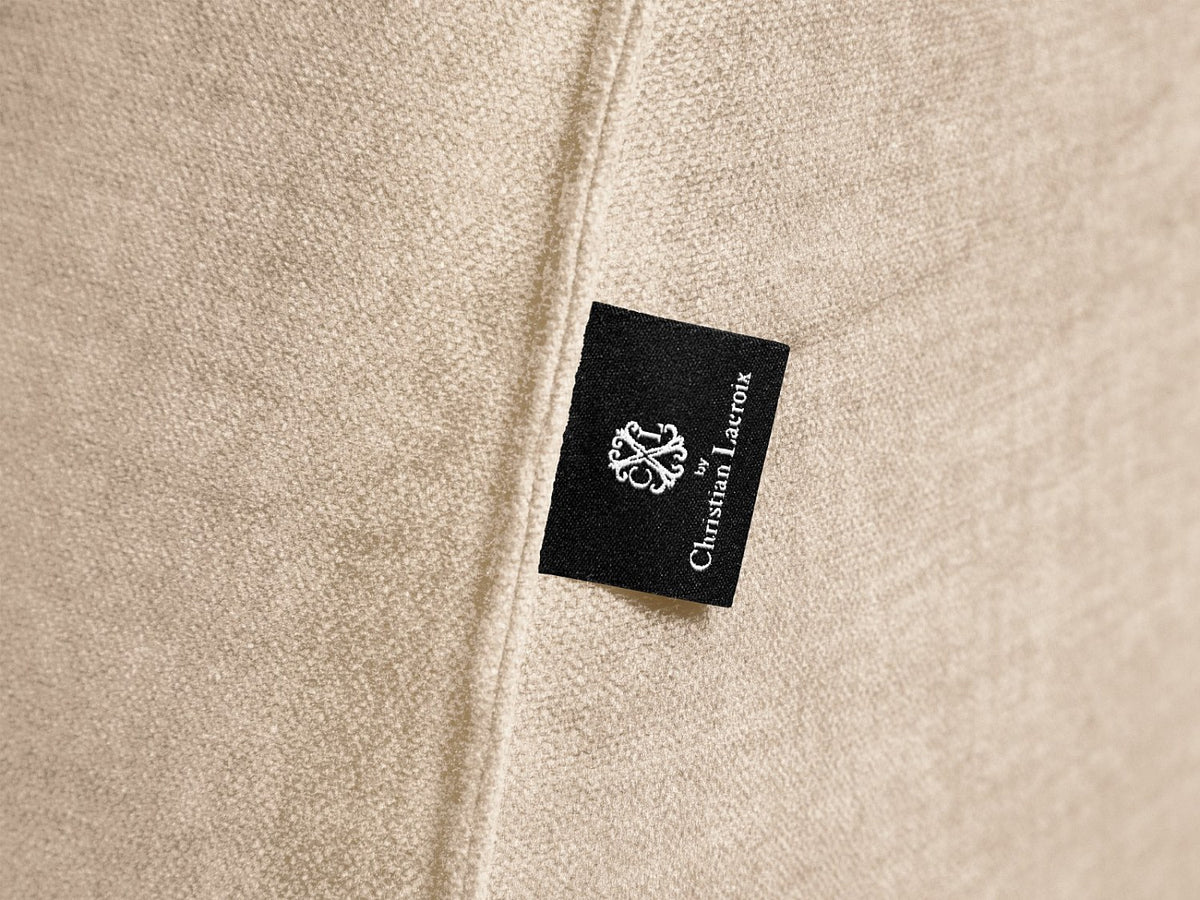 Canapé modulable 2 places beige velours - Charles