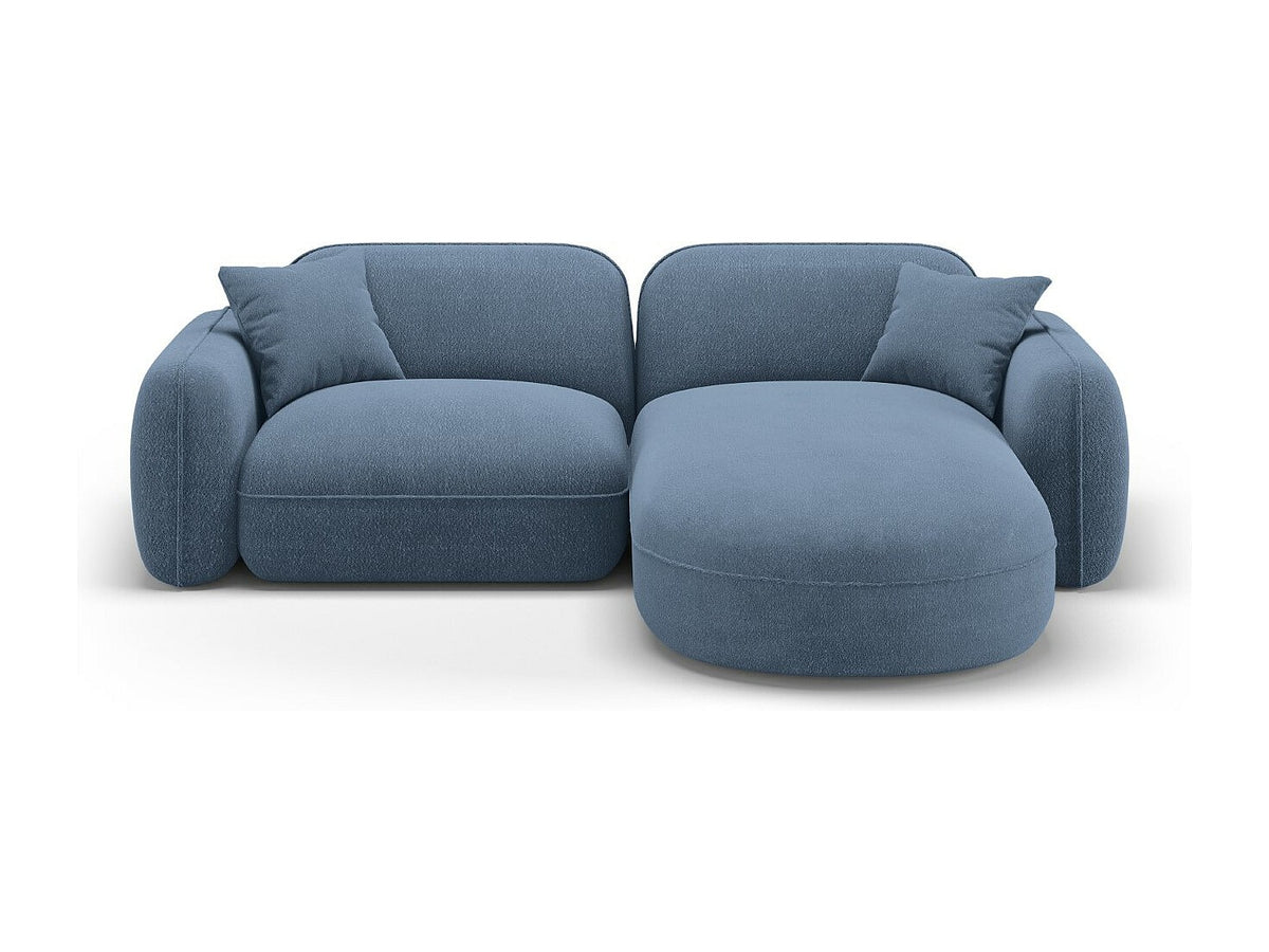 Canapé modulable 3 places bleu velours