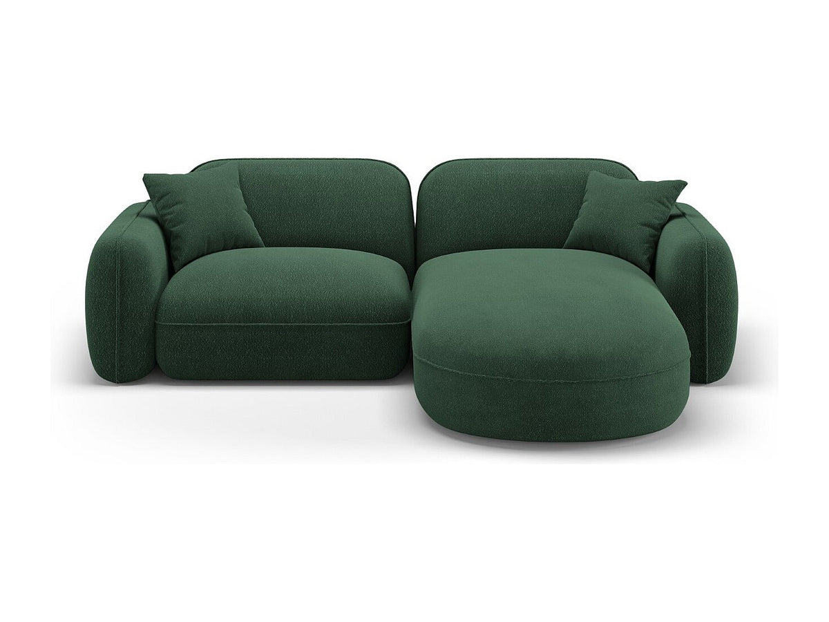 Canapé modulable 3 places vert velours