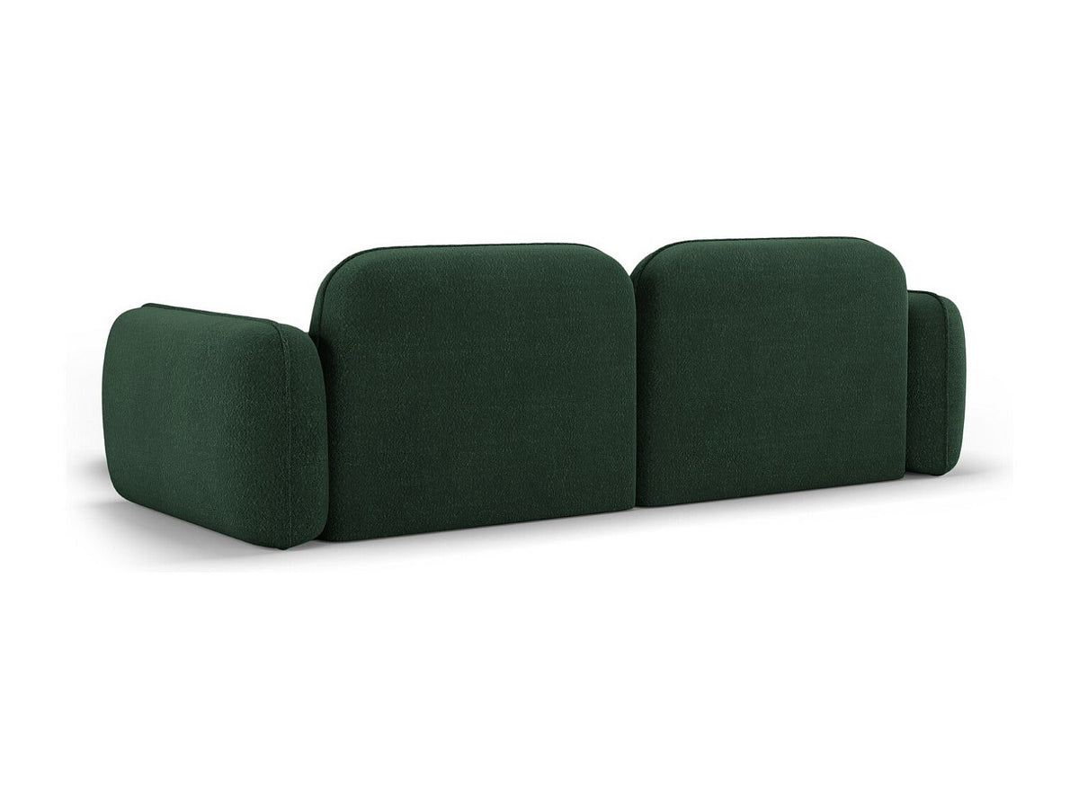 Canapé modulable 3 places vert velours