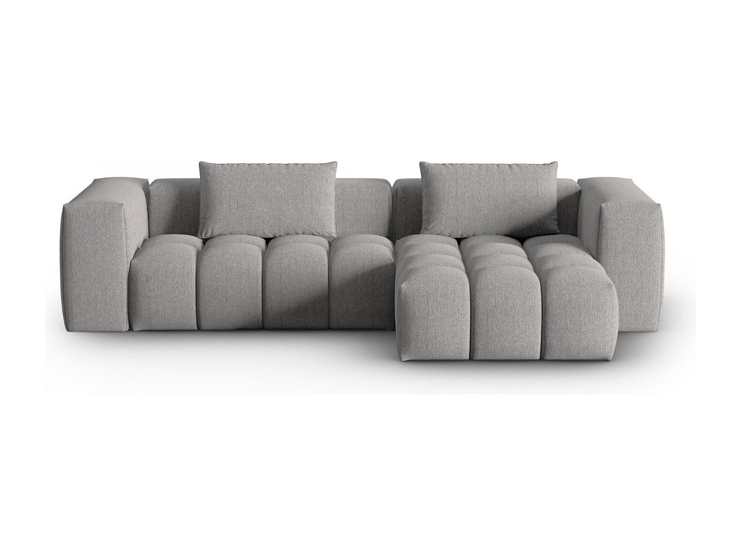 Canapé modulable 3 places beige tissu