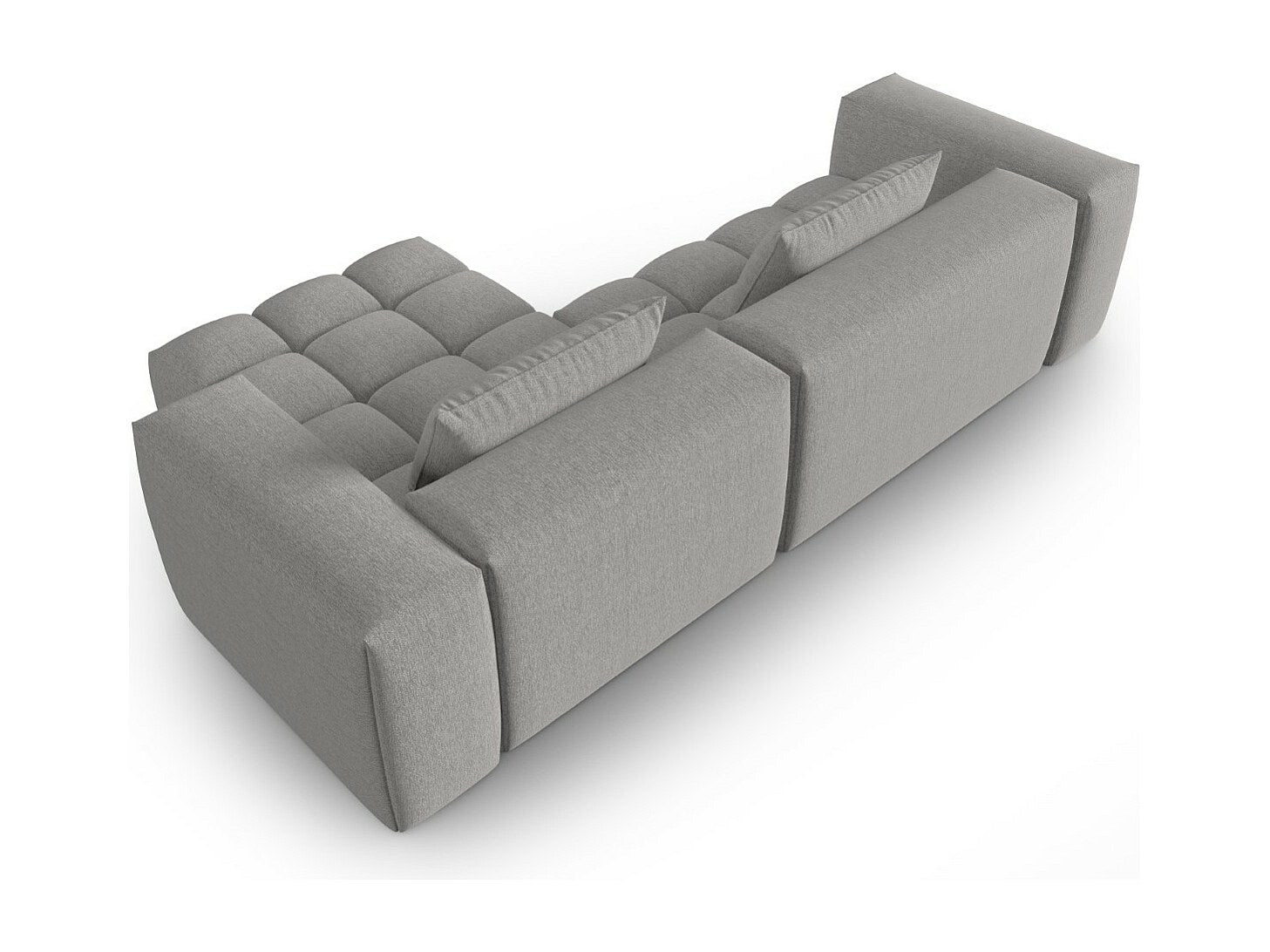 Canapé modulable 3 places beige tissu