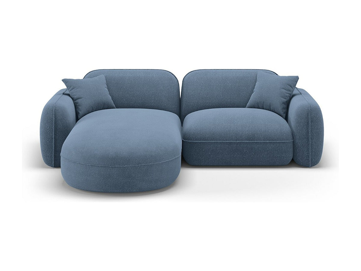 Canapé modulable 3 places bleu velours