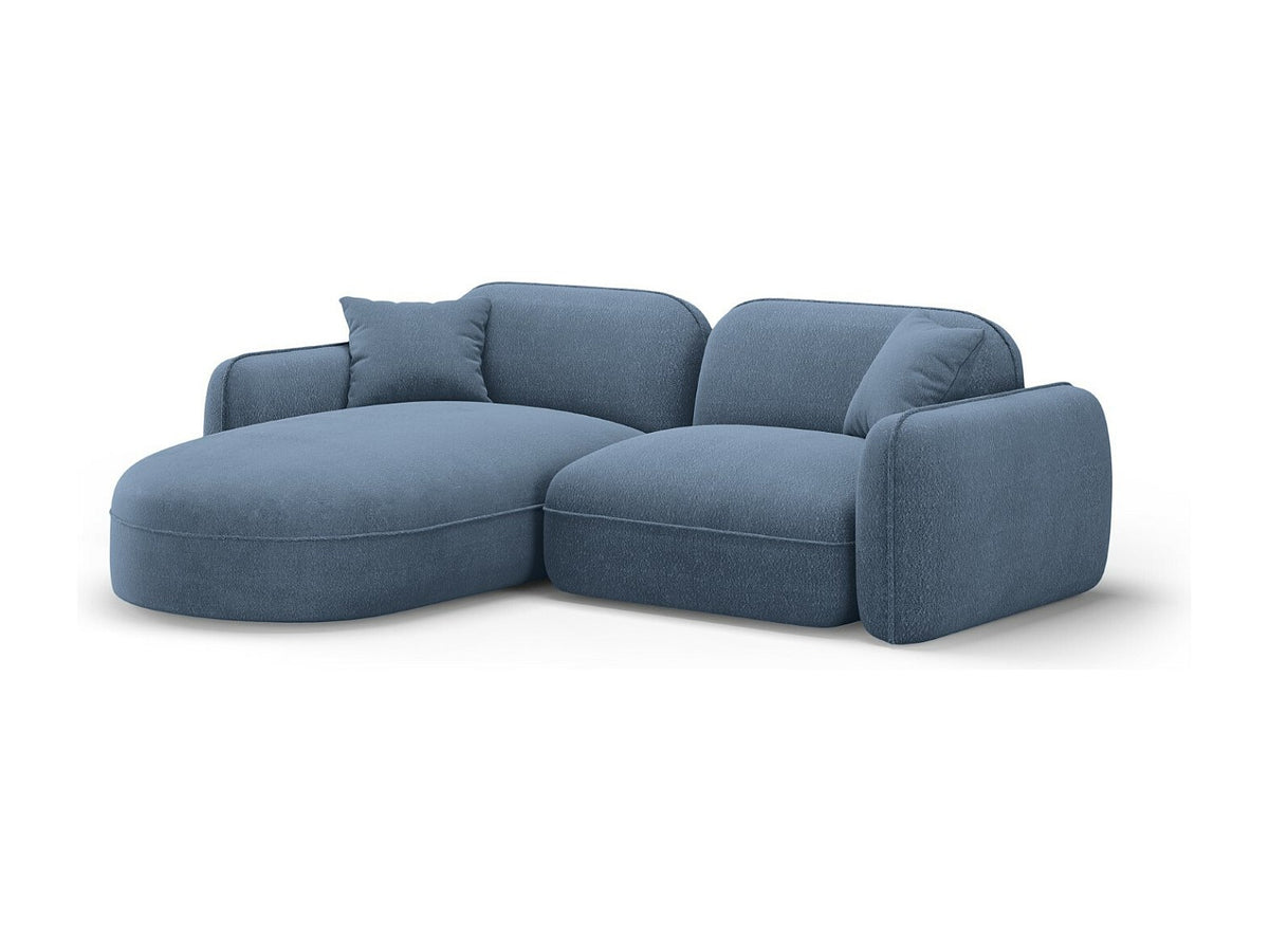 Canapé modulable 3 places bleu velours