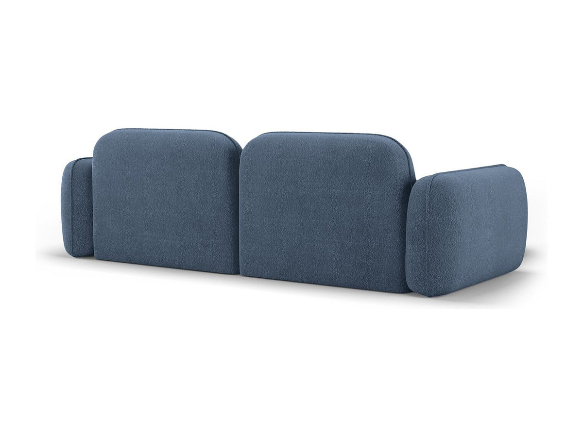 Canapé modulable 3 places bleu velours