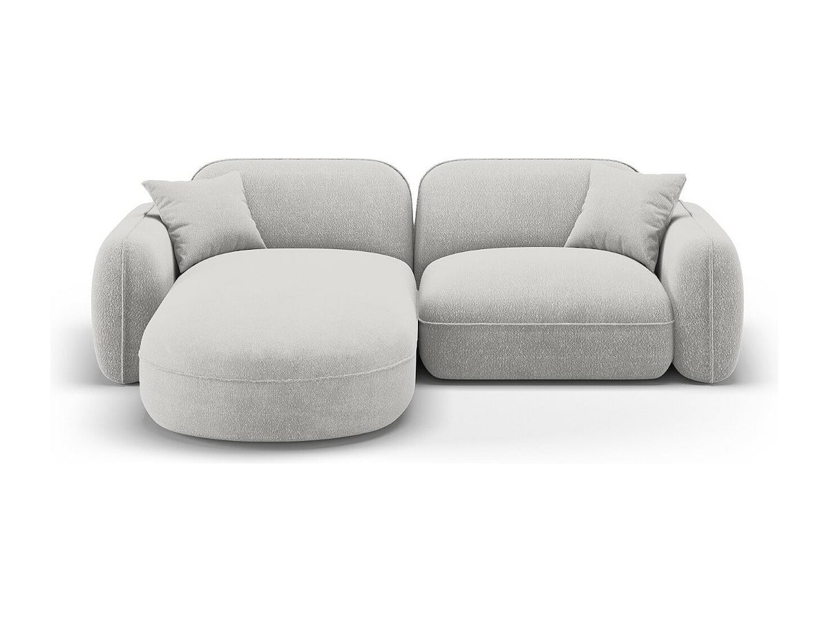 Canapé modulable 3 places gris velours