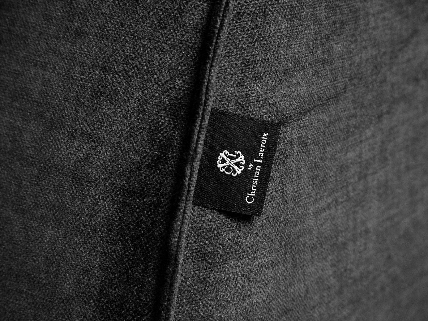 Canapé modulable 2 places gris velours - Charles